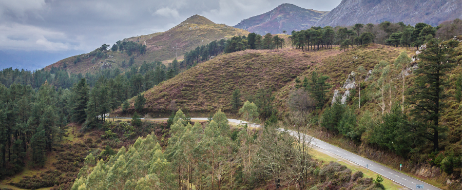 Asturias en bici: Mirador del Fitu