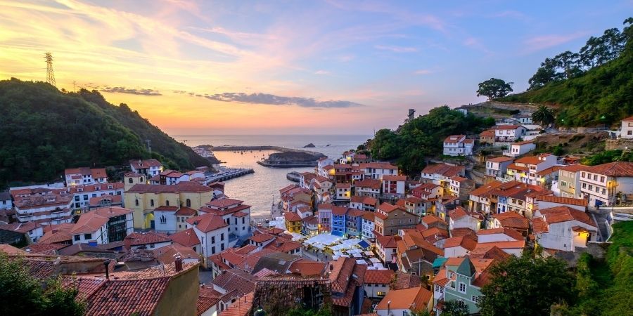 Cudillero beautiful village Asturias