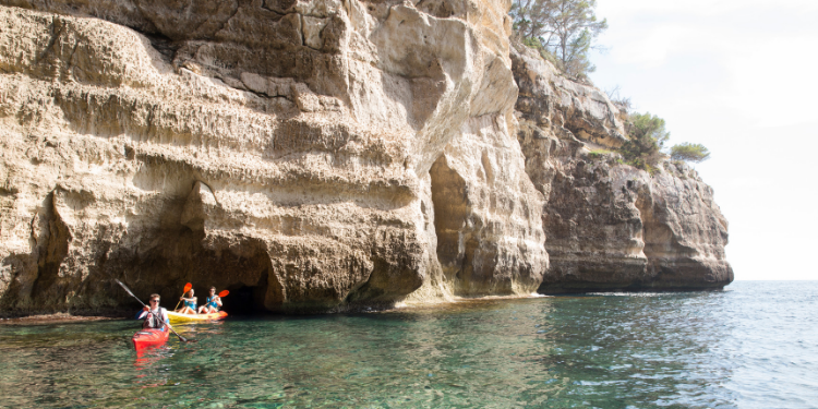 menorca in kayak