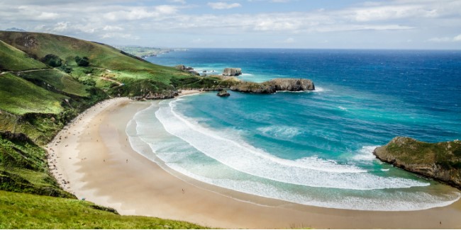 Playa de Torimbia - playas más bonitas Asturias