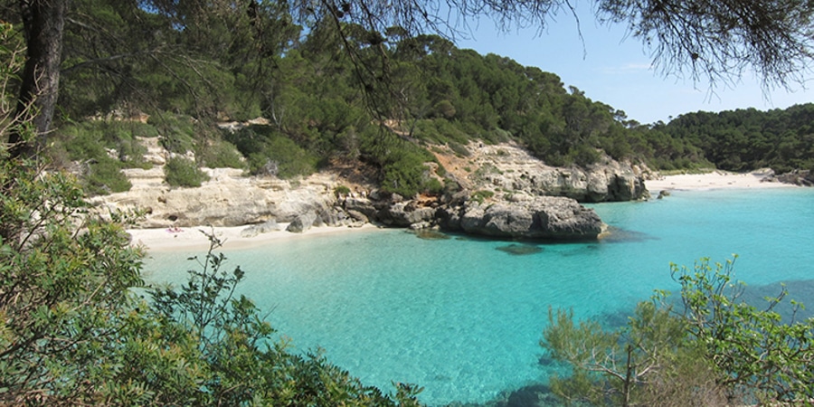 calas en menorca