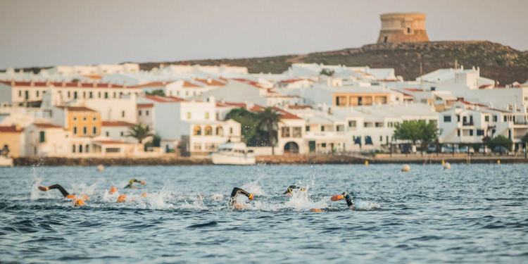 half menorca swimming