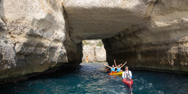 caves kayaking