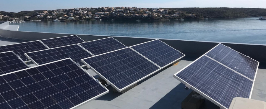 solar panels at ARTIEM Carlos