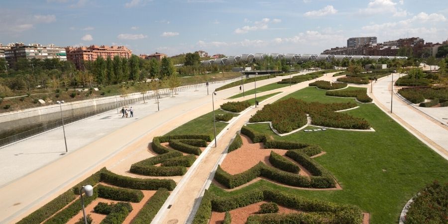 bike route Madrid Rio