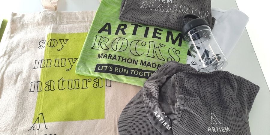 welcome pack Madrid Marathon ARTIEM Madrid