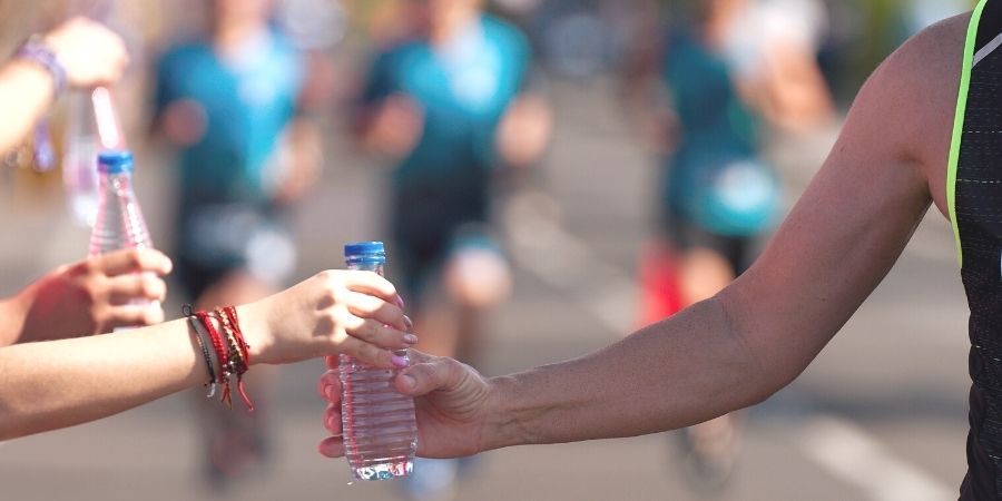 botella de agua eventos deporte en Madrid