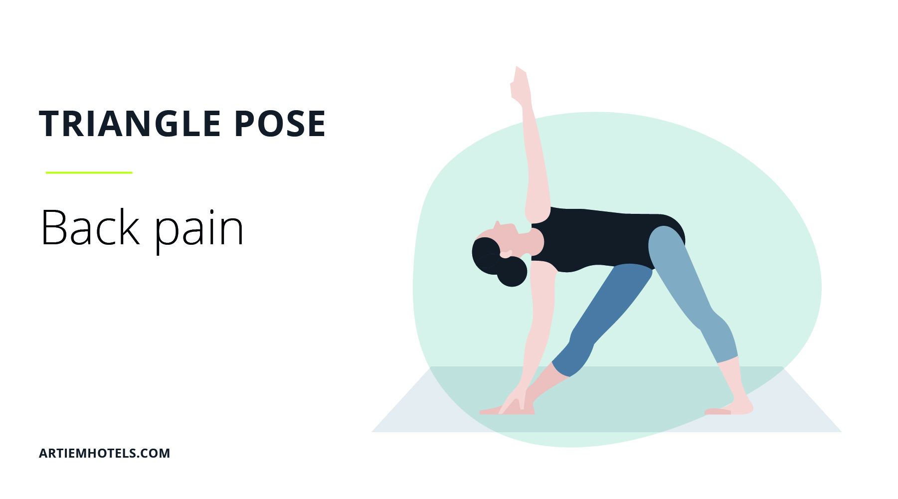 triangle pose