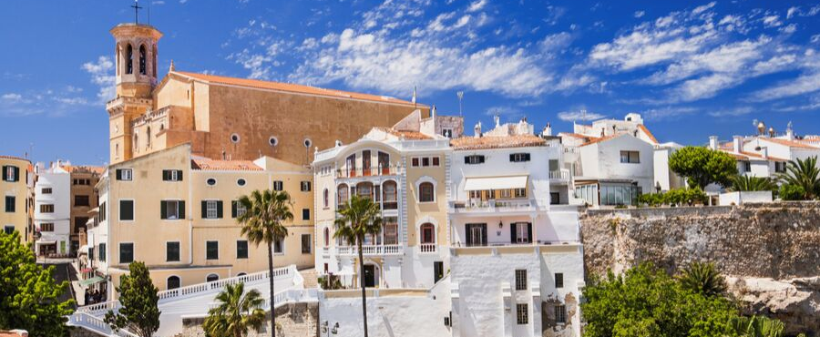 Santa María Church and Town Hall Square Mahón