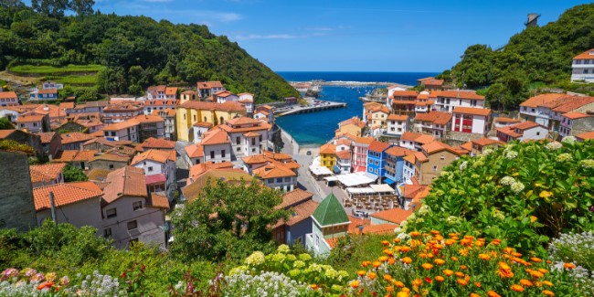 Vistas de Cudillero, Asturias