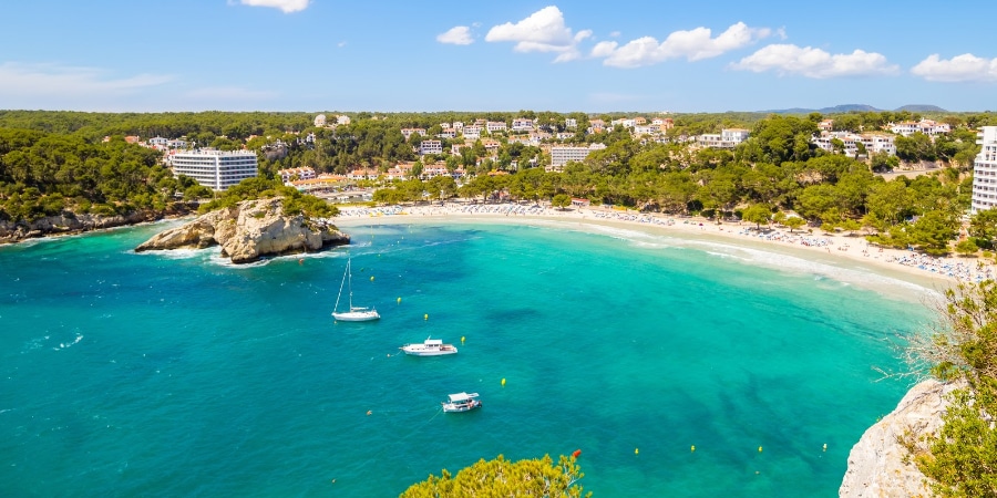 cala galdana en menorca