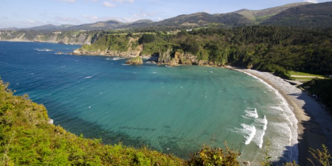 Playa de Cadavedo, La Ribeirona - playas más bonitas Asturias