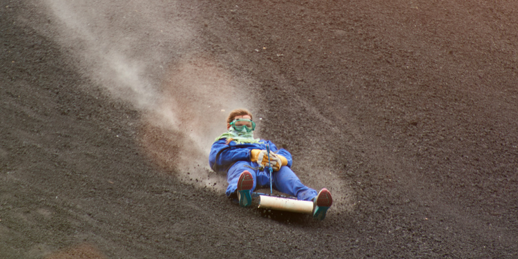 volcano boarding