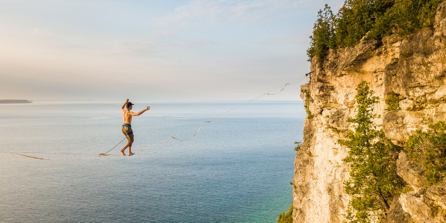 Slacklining Menorca