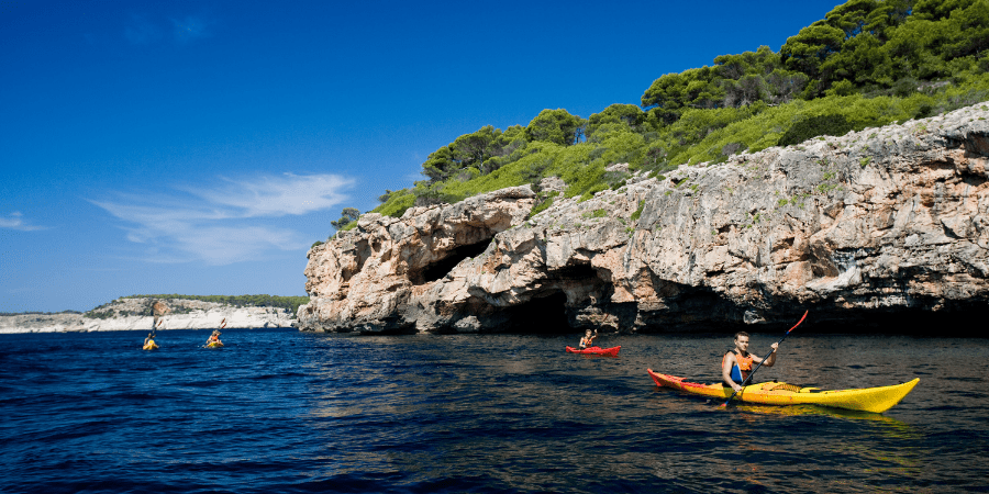 kayak menorca