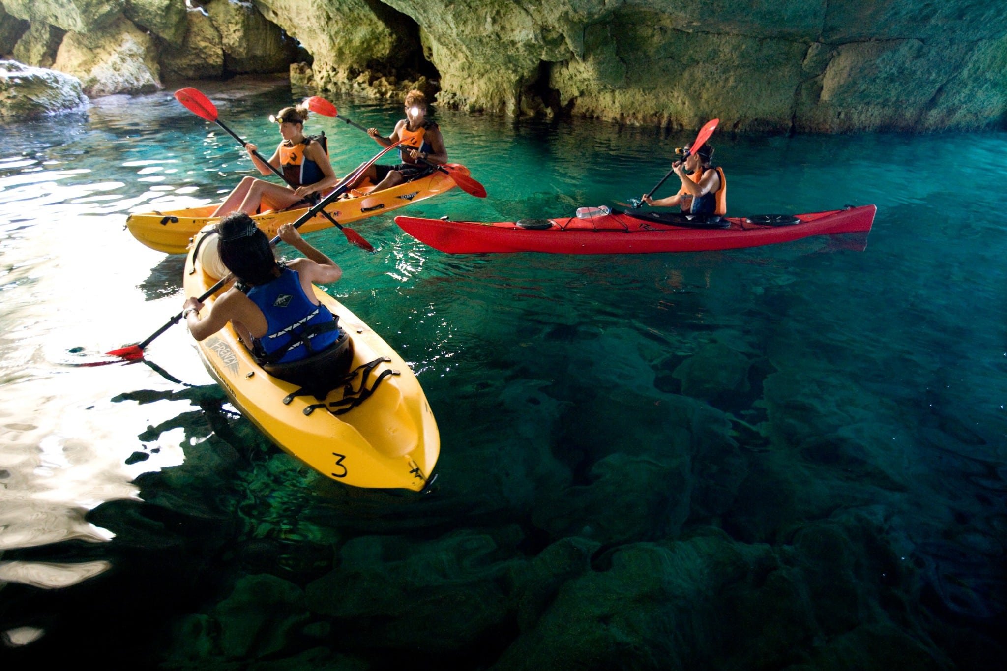 kayak excursions in Menorca